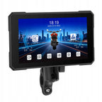 Ekran motocyklowy Podofo A4535 5″ z dwiema kamerami – CarPlay / Android Auto