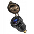 Ładowarka motocyklowa DIN Hella BMW USB-C PD QC3.0 woltomierz wyłącznik