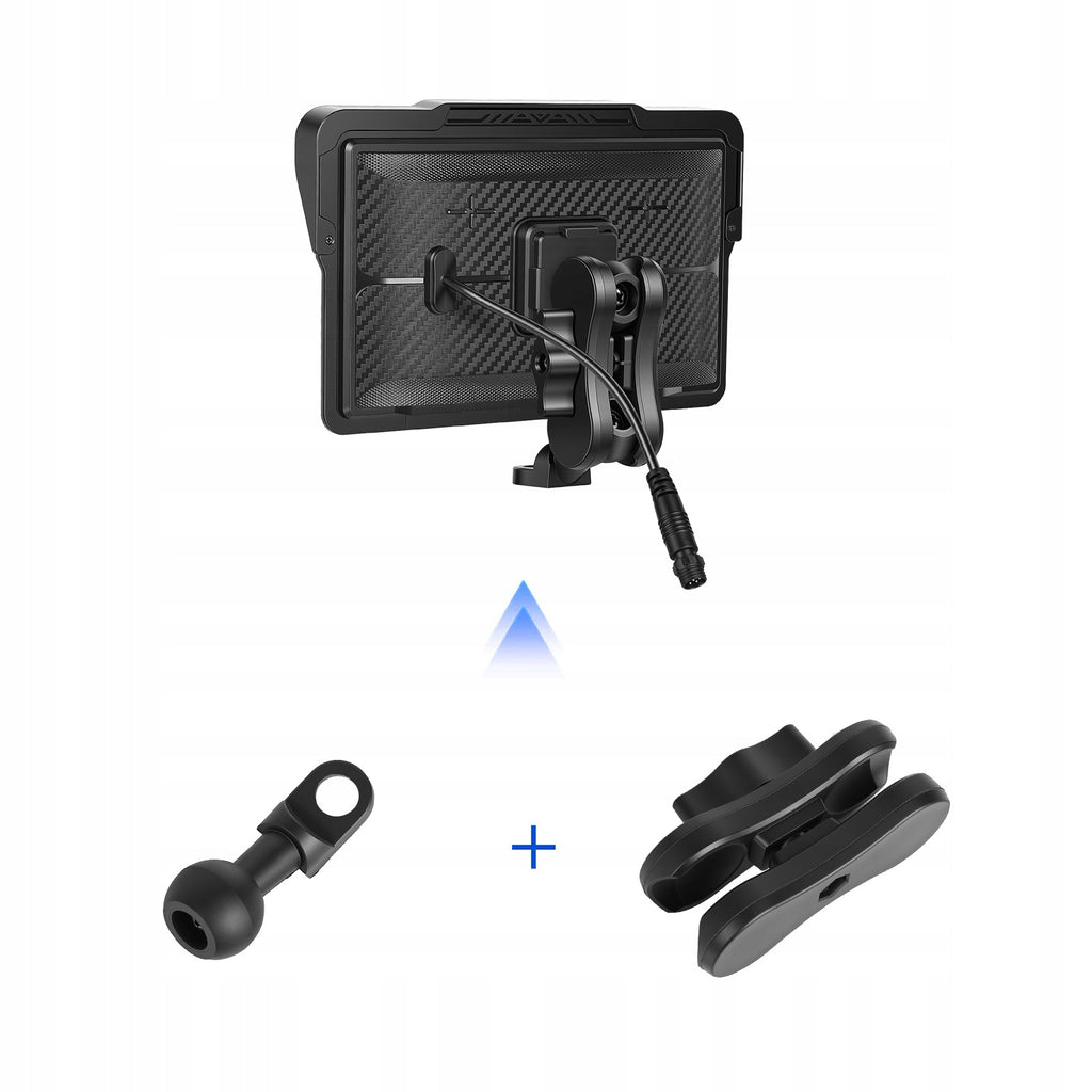 Ekran motocyklowy Podofo A4629 7″ – CarPlay / Android Auto