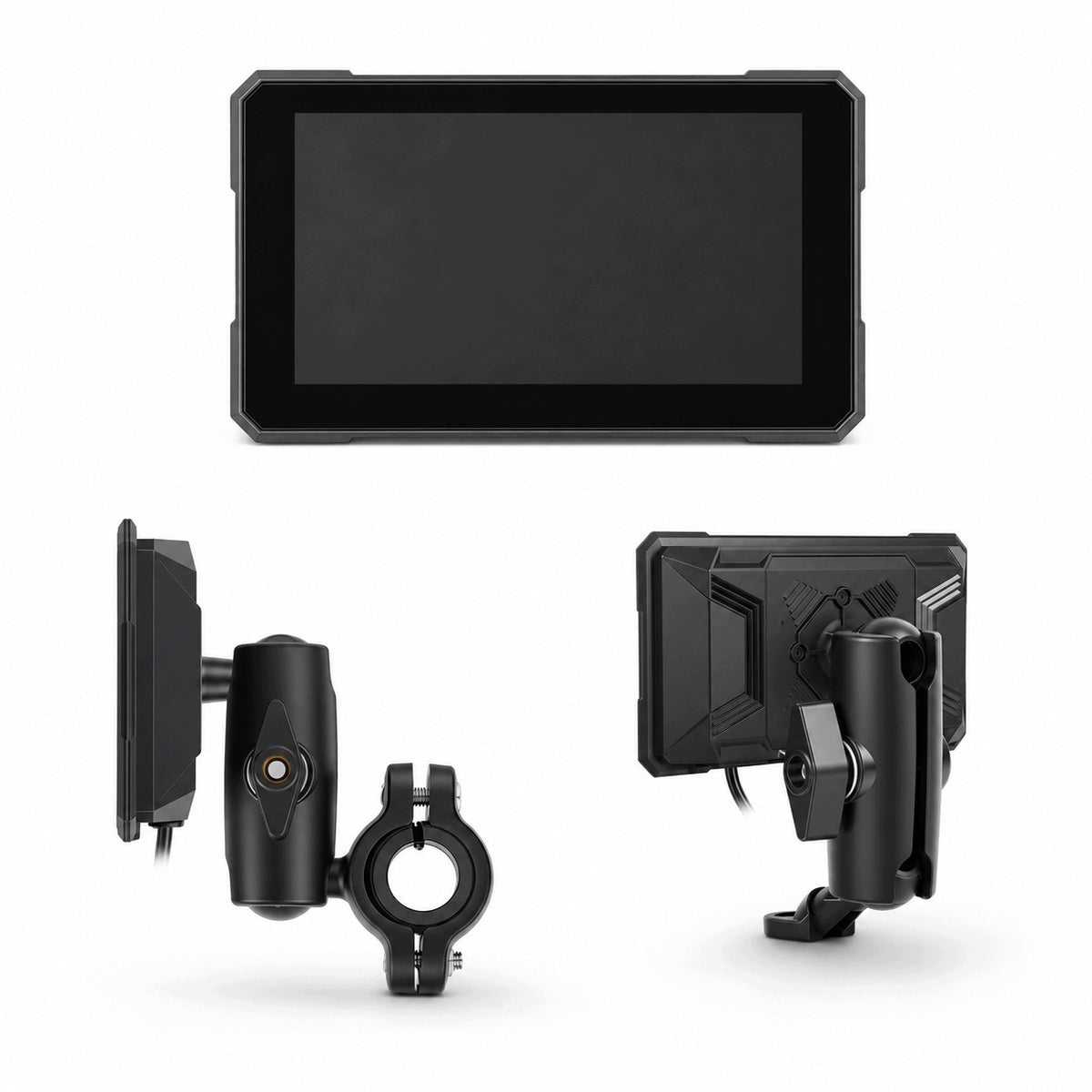 Ekran motocyklowy Podofo A4491 5″ – CarPlay / Android Auto