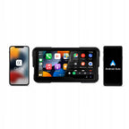 Ekran motocyklowy Podofo A4535 5″ z dwiema kamerami – CarPlay / Android Auto