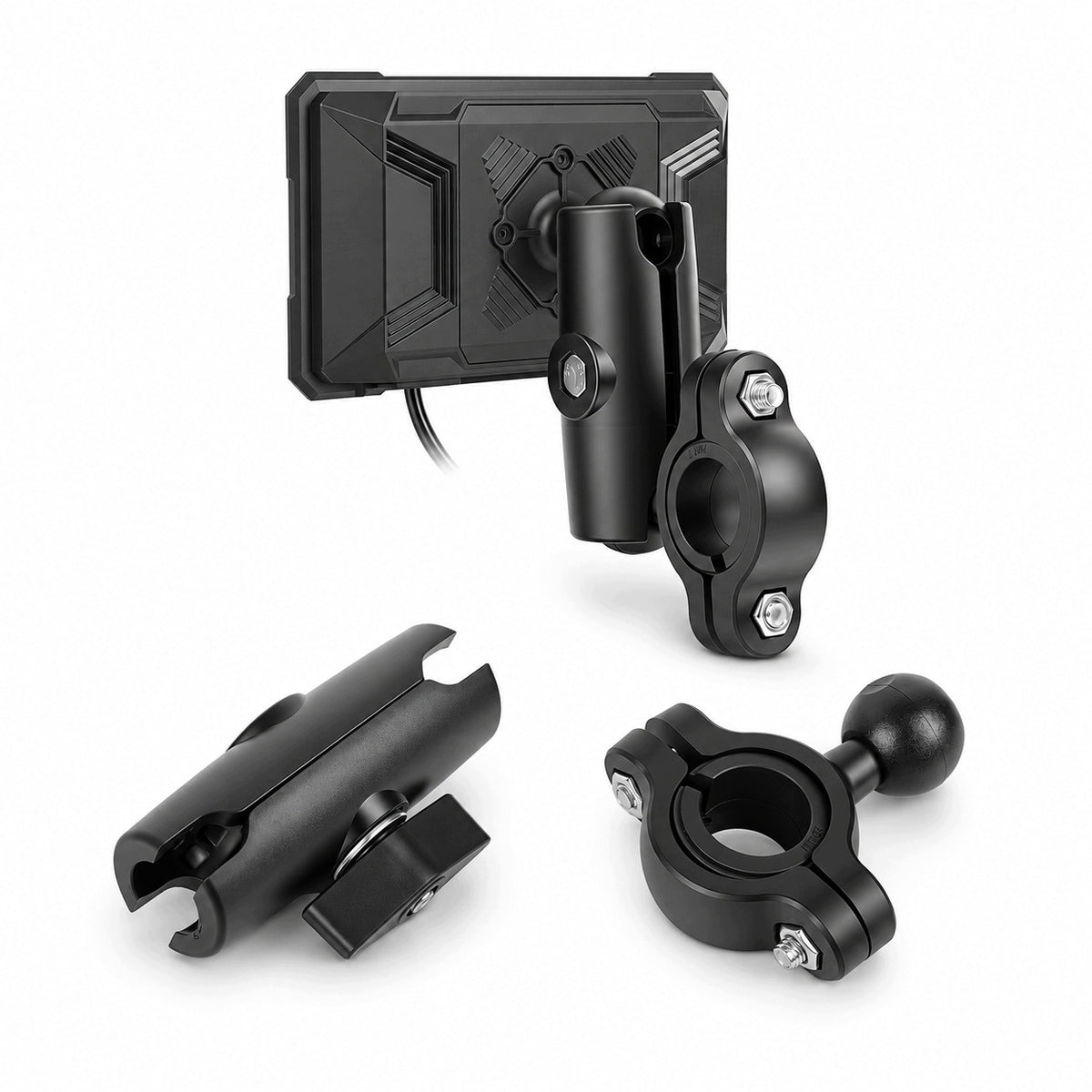 Ekran motocyklowy Podofo A4491 5″ – CarPlay / Android Auto