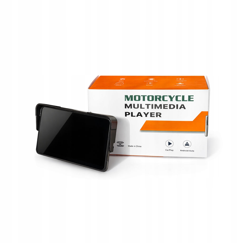 Ekran motocyklowy Podofo A4491 5″ – CarPlay / Android Auto